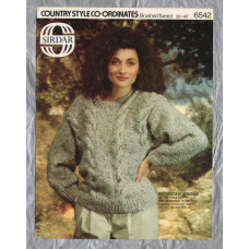 Sirdar - Country Style - 30-40" (76-102cm) - Design No.6542 - Sweater - Knitting Pattern