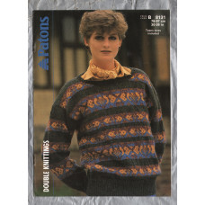 Patons - Double Knit - Chest/Bust Sizes: 30-38" (76-97cm) - Design No.B8131 - Fair Isle Sweater - Knitting Pattern