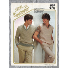 Wendy - Colour Co-ordinates - Chest Sizes: 36-46" (91-117cm) - Design No.2263 - Man`s Sleeveless and Long Sleeved Sweaters - Knitting Pattern