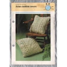 Knitting For The Home - Aran Cushion Covers - Knitting Pattern