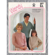Wendy - Double Knit - Chest/Bust Sizes: 24-44" (61-112cm) - Design No.2277 - Family Sweaters - Knitting Pattern