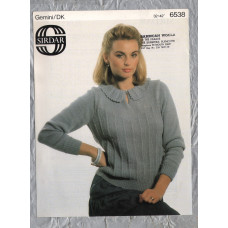 Sirdar - Gemini/Double Knit - Bust Sizes: 32-42" (81-107cm) - Design No.6538 - Sweater - Knitting Pattern