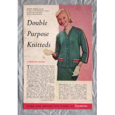 Jehane Lester - Double Purpose Knitteds - 10 Designs - Bust Size 34 to 36-38"/86 to 91-97cm - Jacket/Pullovers etc - Knitting Pattern