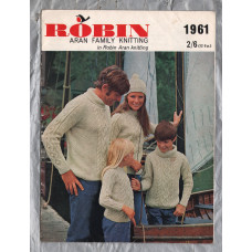 Robin - Aran Family Knitting - Six Different Sections - Design No.1961 - Family Sweaters/Sweaters and Dress etc - Knitting Pattern