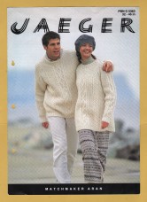 Jaeger - Matchmaker Aran - 32-46" (81-117cm) - Design No.D5363 - Sweater and Tunic - Knitting Pattern