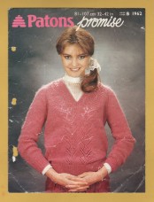 Patons - Promise - 32-42" (81-107cm) - Design No.B1962 - Sweater - Knitting Pattern