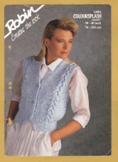 Robin - Coloursplash Chunky - 30-40" (76-102cm) - Design No.14081 - Waistcoat - Knitting Pattern