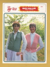 King Cole - Double Knitting - 34-48" (86-97cm) - Design No.1025 - Waistcoats - Knitting Pattern