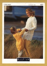 Hayfield - Chunky - 26-38" (66-97cm) - Design No.4207 -  Longline Sweaters - Knitting Pattern