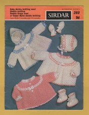 Sirdar - Sunshine Series - Birth to 3 Months & 3 to 6 Months - Design No.260 - Matinee Coat Sets - Knitting Pattern