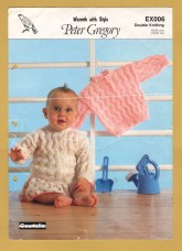 Peter Gregory - Double Knitting - 16-20" (40-50cm) - Design No.EX006 - Sweater & Cardigan - Knitting Pattern