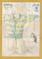 Patons - Fairytale DK - 14-20" (36-51cm) - Design No.C3755 - Cardigan - Knitting Pattern