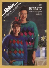 Robin - Mohair - 26-42" (66-107cm) - Design No.14589 - Sweaters - Knitting Pattern
