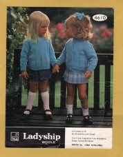Ladyship - 4 Ply - 20-24" (51-61cm) - Design No.4610 - Toddlers Jumper and Cardigan - Knitting Pattern