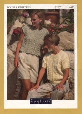 Hayfield - Double Knitting - 30-44" (76-112cm) - Design No.4413 - Cardigan and Top - Knitting Pattern