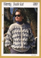 Wendy - Double Knit - 32 to 42" (81-107cm) - Design No.3361 - Lady`s Jacket - Knitting Pattern