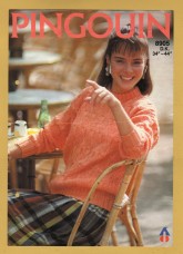 Pingouin - 34-44" (86-112cm) - Design No.8905 - Sweater - Knitting Pattern