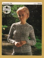 Sirdar - Panorama DK - 32-42" (81-107cm) - Design No.6444 - Jacket - Knitting Pattern