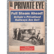 Private Eye - Issue No.891 - 9th February 1996 - `Full Steam Ahead! Britain`s Privatised Railways Are Go` - Pressdram Ltd