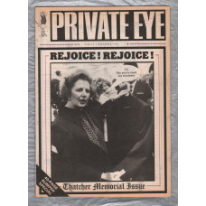 Private Eye - Issue No.756 - 7th December 1990 - `Rejoice! Rejoice!` - Pressdram Ltd