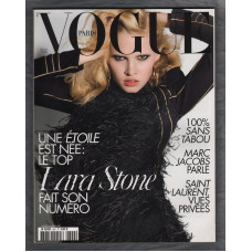 Paris Vogue - February 2009 - Number 894 - 256 Pages - Lara Stone Cover - Published by Vogue