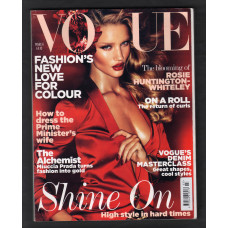 Vogue - March 2011 - 03 Whole No.2552 - Vol.177 - 392 Pages - Rosie Huntington-Whiteley Cover - The Conde Nast Publications Ltd