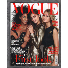 Vogue - February 2017 - 171 Pages - Imaan Hammam,Taylor Hill and Anna Ewers Cover - The Conde Nast Publications Ltd