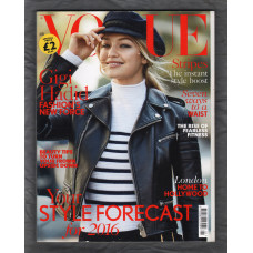 Vogue - January 2016 - 209 Pages - Gigi Hadid Cover - The Conde Nast Publications Ltd