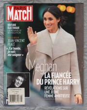 Paris Match (French Language) - 12th/18th October 2018 - Number 3596 - Export Copy - `Meghan, La Fiancee Du Prince Harry..` - Published by Legardere Media News