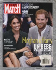 Paris Match (French Language) - 18th/24th October 2018 - Number 3623 - Export Copy - `Meghan & Harry, Un Babe...` - Published by Legardere Media News Paris Match (French Language) - 18th/24th October 2018 - Number 3623 - Export Copy - `Meghan & Harry, Un Babe...` - Published by Legardere Media News