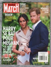 Paris Match (French Language) - 10th/16th October 2019 - Number 3675 - Export Copy - `Harry Se Bat Pour Meghan..` - Published by Legardere Media News