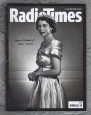 Radio Times - Wales Edition - 17-23 September 2022 - `Queen Elizabeth ll, 1926-2022` - BBC Magazines