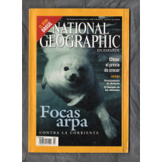 National Geographic - En Espanol - Marzo De 2004 - Vol.14 No.3 - `Focas arpa contra la corriente ` - Published by National Geographic Partners