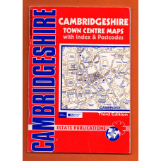 Estate Publications - Town Centre Maps - `CAMBRIDGSHIRE` - 3rd Edition 2002 - Paperback - County Red Book Series