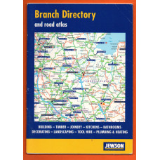 Jewson - `Branch Directory and Road Atlas` -  2005 – Paperback – Produced by Collins 
