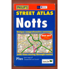 Philip`s - Street Atlas - `Notts` - October 2004 - Paperback - Pocket Edition 
