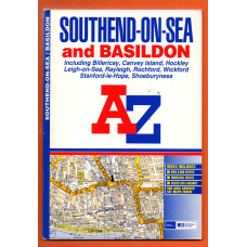 A-Z Street Atlas - `Southend-On-Sea and Basildon` - Edition 3a (Part Revision) 2002 - Georgian Publications - Softcover 