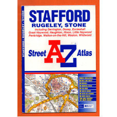 A-Z Street Atlas - `Stafford` - Edition 2 2002 - Georgian Publications - Softcover 