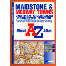 A-Z Street Atlas - `Maidstone & Medway Towns` - Edition 3b (Partly Revised) 2001 - Georgian Publications - Softcover 