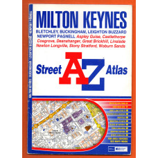 A-Z Street Atlas - `Milton Keynes` - Edition 2b (Part Revised) 2005 - Georgian Publications - Softcover 