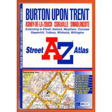 A-Z Street Atlas - `Burton Upon Trent` - Edition 2a 2002 - Georgian Publications - Softcover    