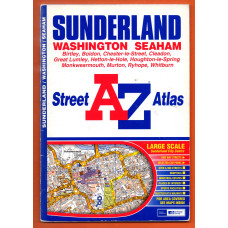 A-Z Street Atlas - `Sunderland` - Edition 1 2004 - Georgian Publications - Softcover 