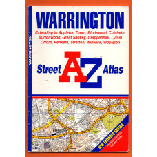 A-Z Street Atlas - `Warrington` - Edition 2 2000 - Georgian Publications - Softcover 