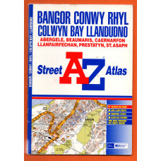 A-Z Street Atlas - `Bangor Conwy Rhyl Colwyn Bay Llandudno` - Edition 1b 2003 - Georgian Publications - Softcover 