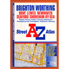 A-Z Street Atlas - `Brighton Worthing` - Edition 2 2000 - Georgian Publications - Softcover 