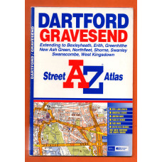 A-Z Street Atlas - `Dartford Gravesend` - Edition 3a (Part Revised) 2002 - Georgian Publications - Softcover 