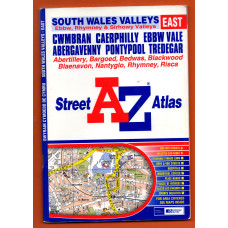 A-Z Street Atlas - `South Wales Valleys East` - Edition 1a (Part Revised) 2005 - Georgian Publications - Softcover 