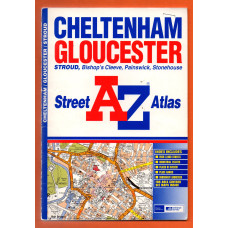 A-Z Street Atlas - `Cheltenham Gloucester` - Edition 2a (Partly Revised) 1999 - Georgian Publications - Softcover 