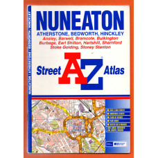A-Z Street Atlas - `Nuneaton` - Edition 2 2000 - Georgian Publications - Softcover 