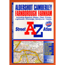 A-Z Street Atlas - `Aldershot Camberley` - Edition 5 2001 - Georgian Publications - Softcover 